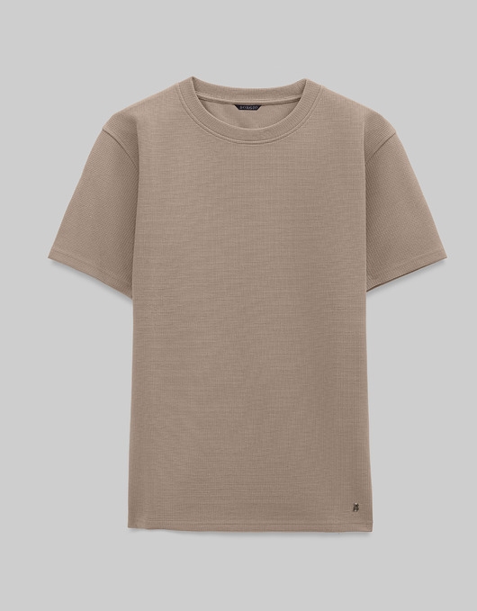 Image of Pakamera T shirt do kompletu valleve beżowy