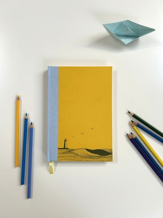 Image of Pakamera Widok z latarnią morską - notes A5 gładki