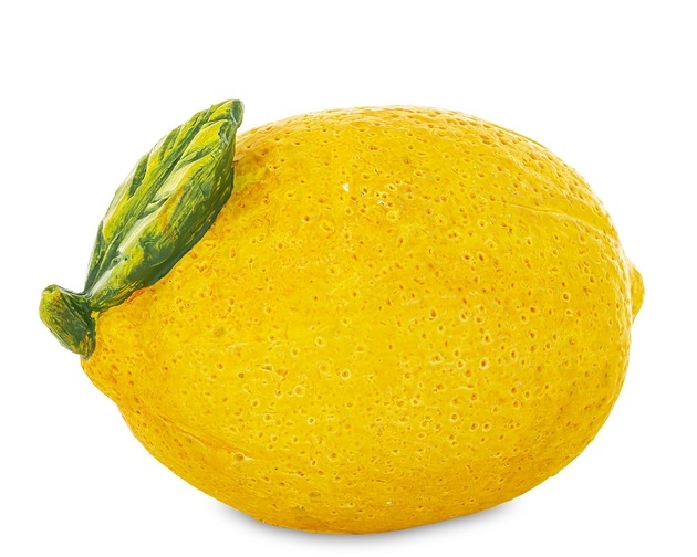 Image of Pakamera Dekoracja - cytryna 10x15x9 cm LIMONE