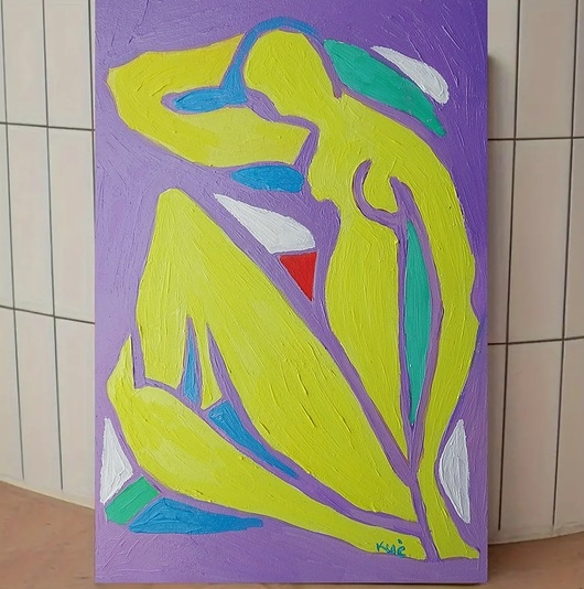 Image of Pakamera Obraz ręcznie malowany fowizm Henri Matisse style taniec silnie działa