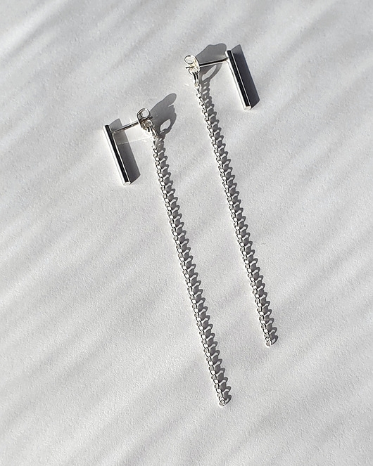 Image of Pakamera Kolczyki srebrne SIMPLE No. 2