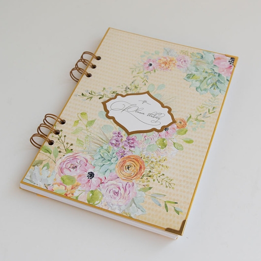 Image of Planer ślubny organizer planner scrap