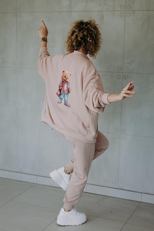 Image of Pakamera Bluza oversize rozpinana Mia Teddy