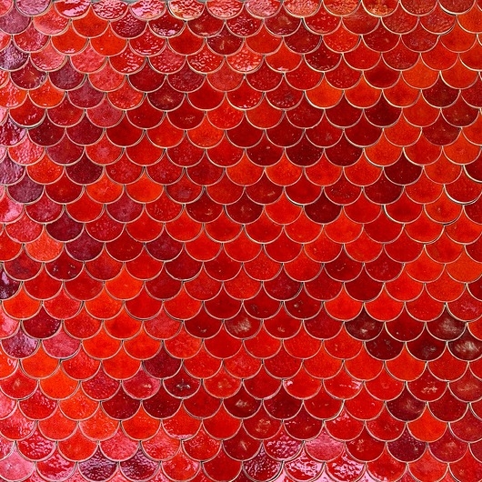 Image of Pakamera Kafle ceramiczne rybie łuski - 1m2