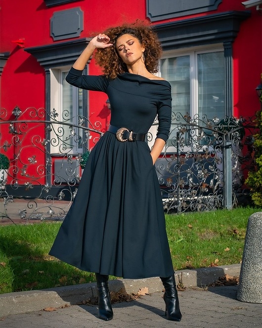 Image of Pakamera Sandy Black - Sukienka