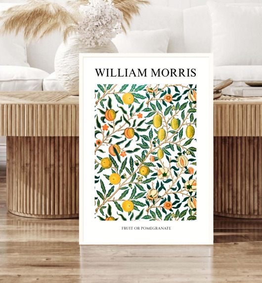 Image of Pakamera William Morris plakat owoce dekoracja ścienna