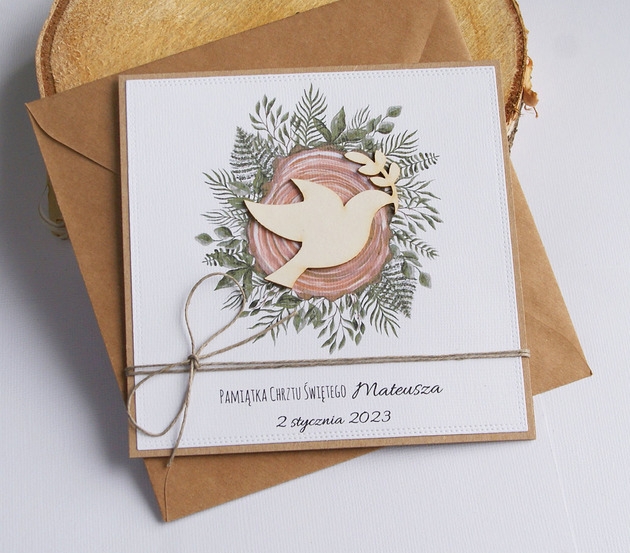 Image of Pakamera Kartka, PERSONALIZACJA : Chrzest Święty