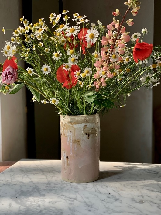 Image of Pakamera Ceramiczny Wazon Cylinder Earth Tones