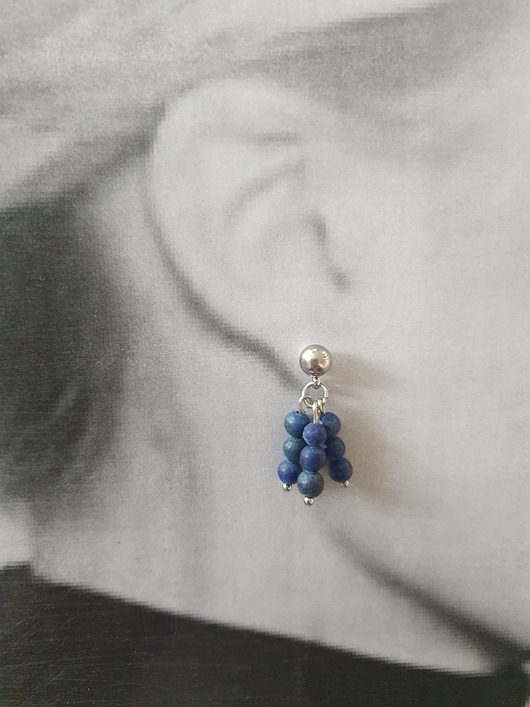Image of Pakamera Kolczyki FANABERIA TRIO lapis lazuli