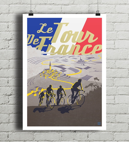 Image of Tour de France - plakat rowerowy