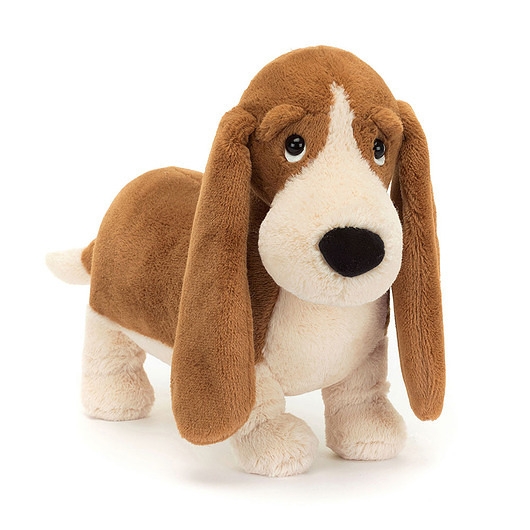 Image of Maskotka Przytulanka Piesek Basset Mia 33 cm