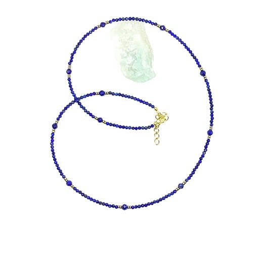 Image of Lapis lazuli delikatnie - naszyjnik