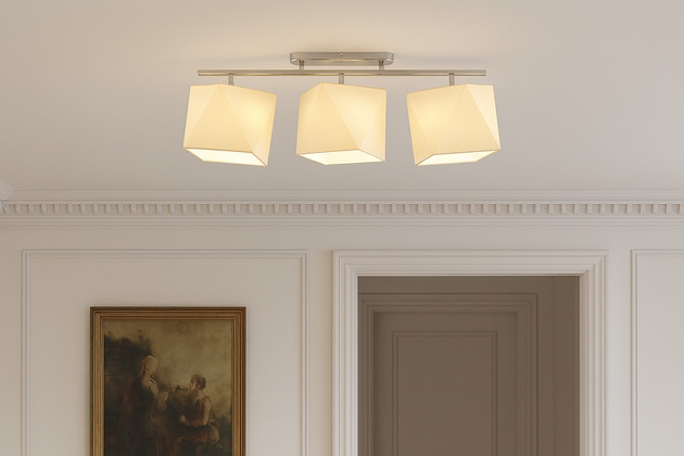 Image of Pakamera Nowoczesna lampa sufitowa regulowana 3-płomienna DETROIT