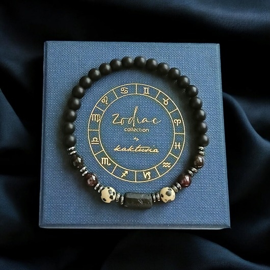 Image of Pakamera SKORPION - zodiac collection - bransoletka na gumce