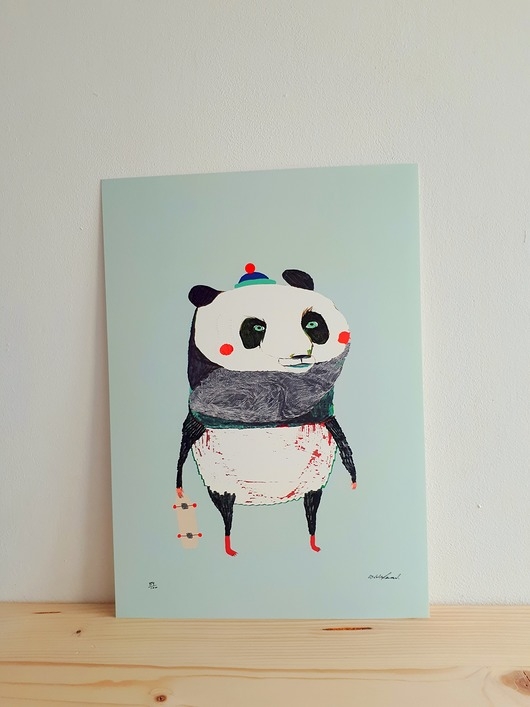 Image of Pakamera Panda wydruk ilustracji