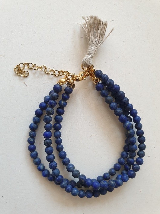 Image of Pakamera Bransoletka TRIO lapis lazuli