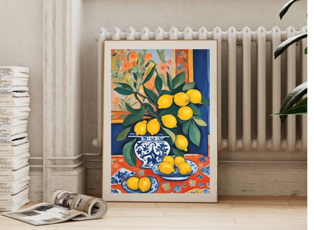 Image of PLAKAT abstrakcyjny Matisse kolorowy
