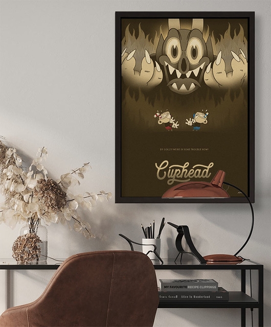 Image of Pakamera Plakat Filuś i Kubuś - Cuphead