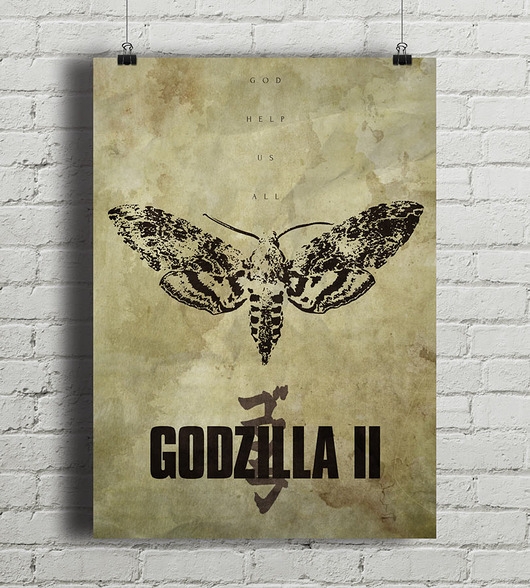 Image of Godzilla - plakat fine art giclee