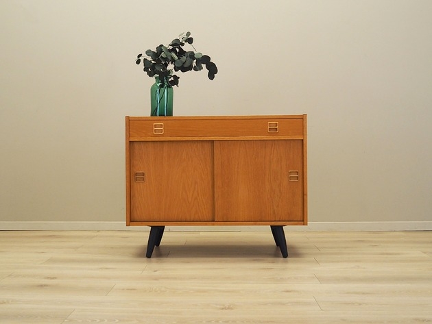 Image of Pakamera Szafka jesionowa, duński design, lata 60, produkcja: Dania