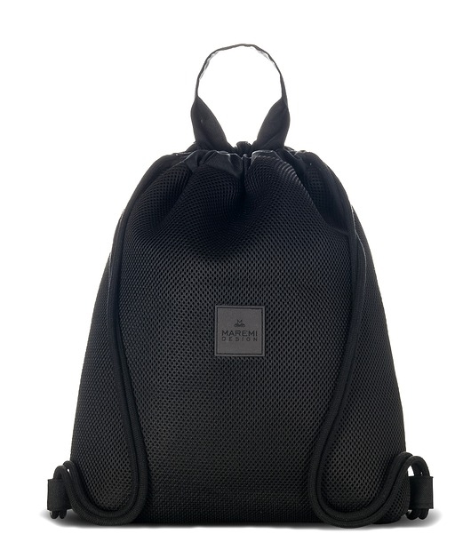 Image of Przewiewny plecak worek czarny