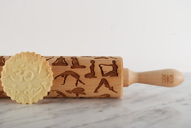 Image of Pakamera YOGA - grawerowany wałek do ciasta