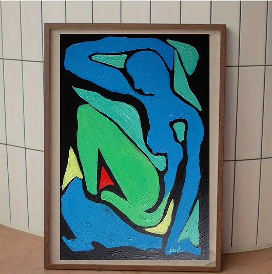 Image of Pakamera Obraz ręcznie malowany fowizm Henri Matisse style taniec silnie działa