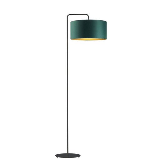 Image of Lampa podłogowa do salonu w stylu urban jungle BOLIVIA GOLD