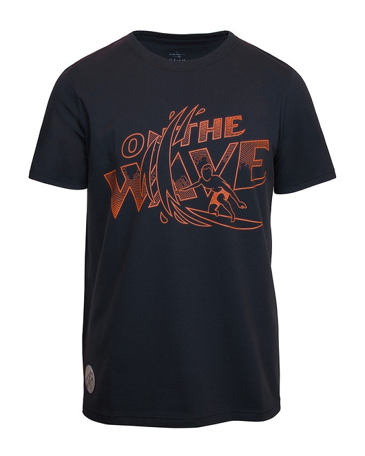 Image of Pakamera T-shirt ON THE WAVE graphite