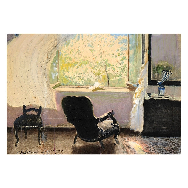 Image of Pakamera Kartka Premium - Leon Wyczółkowski Wiosna