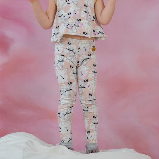 Image of Pakamera Legginsy zmieniające kolory - Papugi
