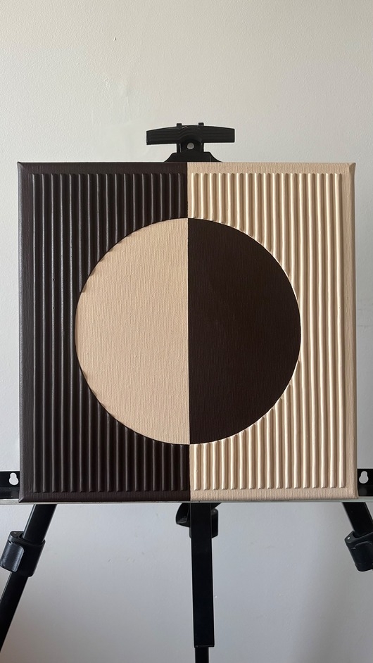 Image of Pakamera Obraz strukturalny Circle no.5A