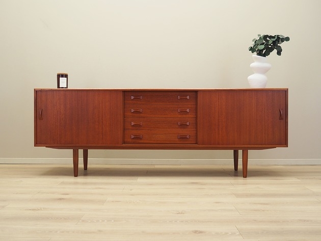 Image of Sideboard tekowy, duński design, lata 60, producent: Clausen &amp; Son