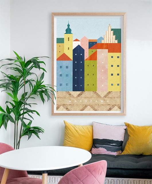 Image of Pakamera Plakat Warszawa - Stare Miasto