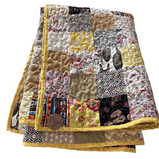 Image of Narzuta patchwork Vintage 140xx210 cm