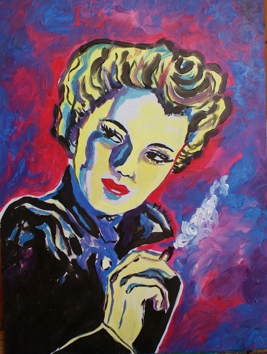 Image of Pakamera Obraz fowizm dama z Szanghaju Rita hayworth gilda