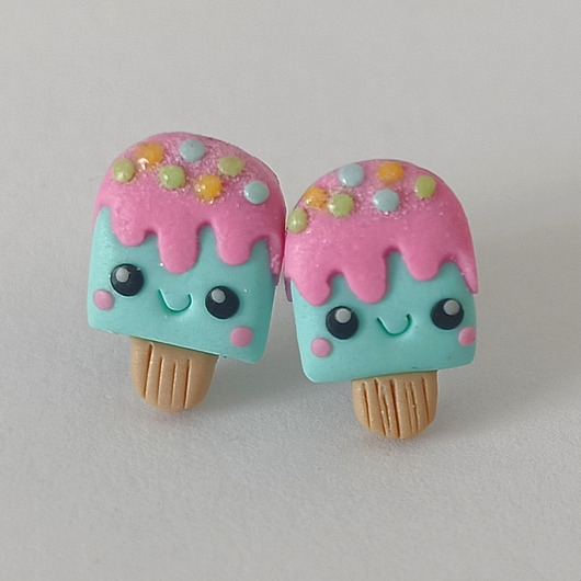 Image of Pakamera Kolczyki Lody na patyku