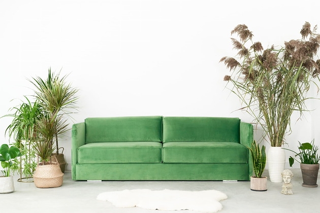 Image of Sofa HAGA zielona, skandynawski design