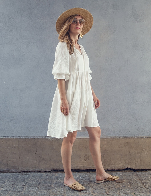 Image of Pakamera Sukienka LUNA white