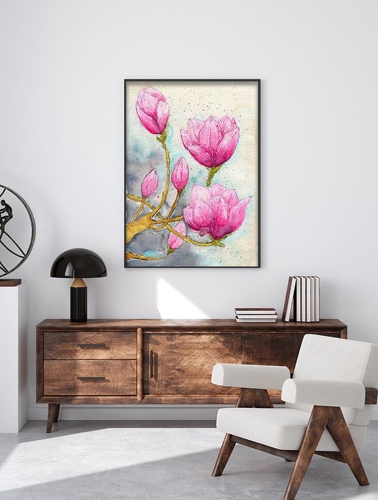 Image of Pakamera Magnolia. Plakat