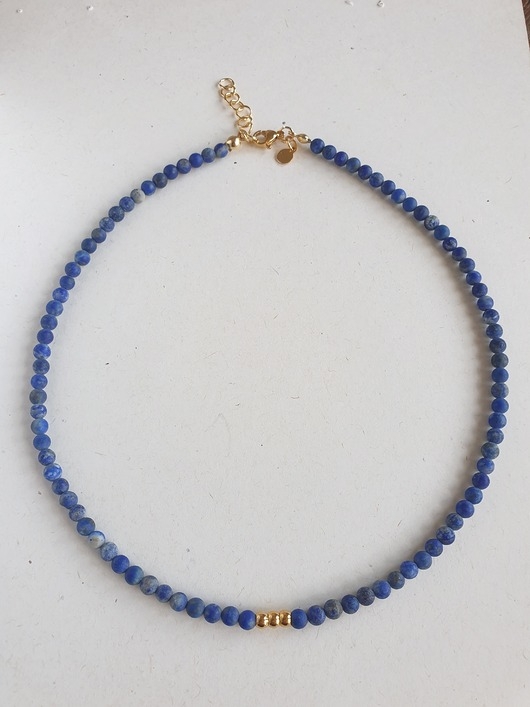 Image of Pakamera Naszyjnik choker UNO lapis lazuli