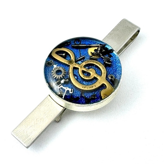 Image of Pakamera Spinka do Krawata - Butka (blue) (unikat)