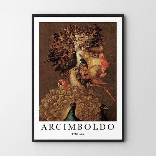 Image of Pakamera Plakat ARCIMBOLDO ptaki natura