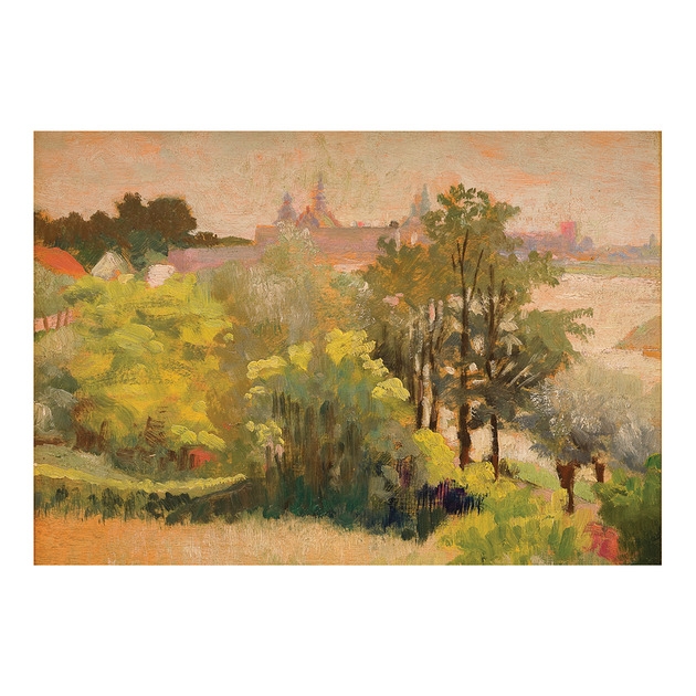 Image of Pakamera Kartka Premium - Jacek Malczewski Widok na Kraków ze Zwierzyńca