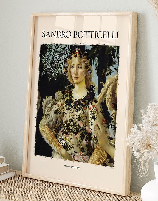 Image of Plakat Reprodukcja Sandro Botticelli - Primavera Wiosna