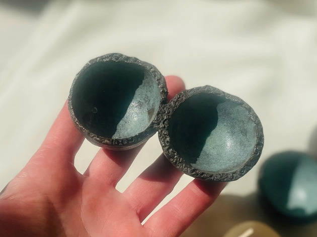Image of Pakamera Ceramiczne pojemniczki na jajka