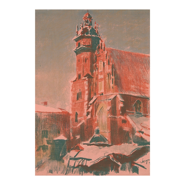 Image of Pakamera Kartka Premium - Leon Wyczółkowski Kościół Bożego Ciała