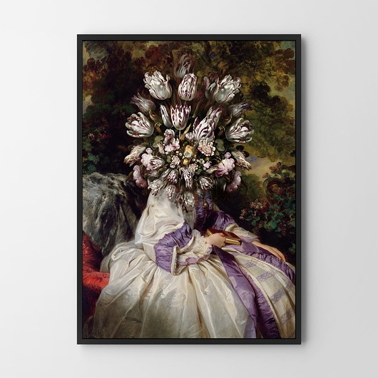 Image of Plakat Kobieta w kwiatach