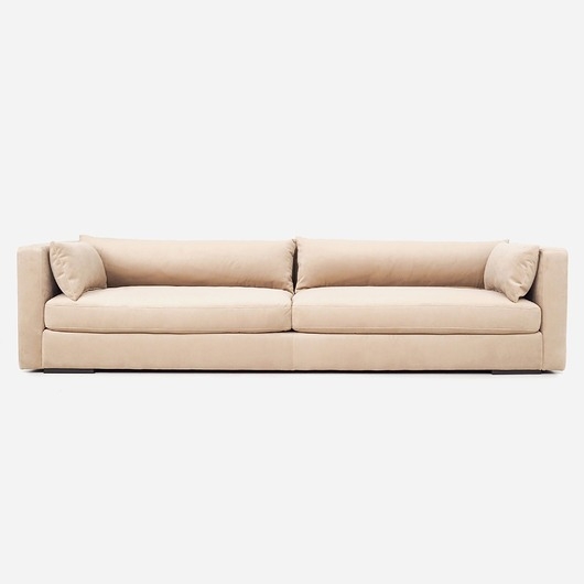 Image of Sofa SZTOKHOLM beżowy welur, skandynawski design