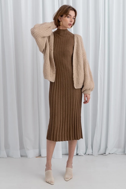 Image of Rozpinany Sweter Chunky Cardigan